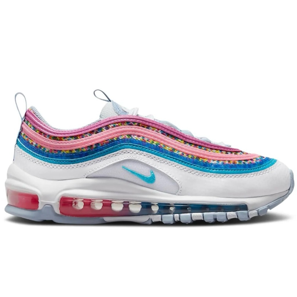 NIKE AIR MAX 97 SE GS 'BRIGHT COLORS 5.5Y - Picture 8 of 8